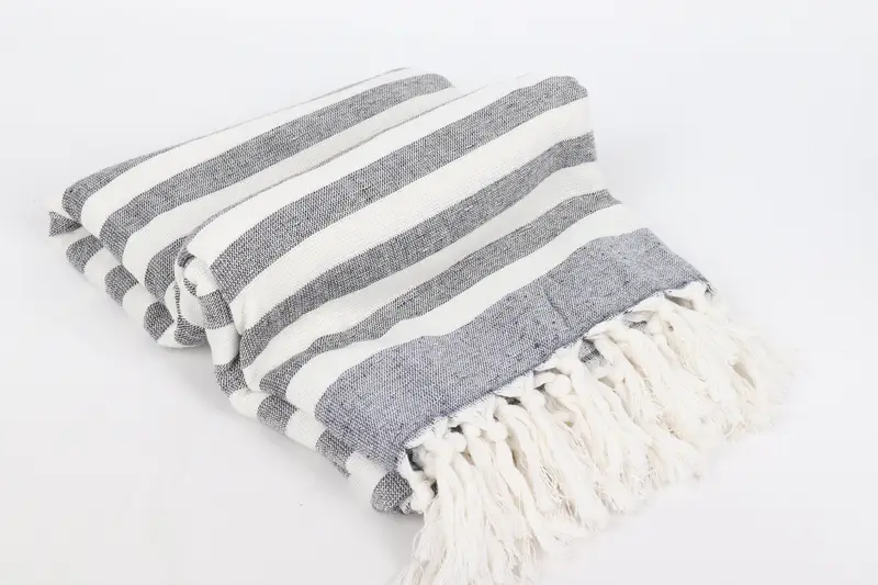 Absorbent Turkish towel, Cute Beach Towel, Bachelorette Gifts, Mother Of The Groom Gift, 68x40 Cotton Striped Terry Towel, Absorbent towel - 6