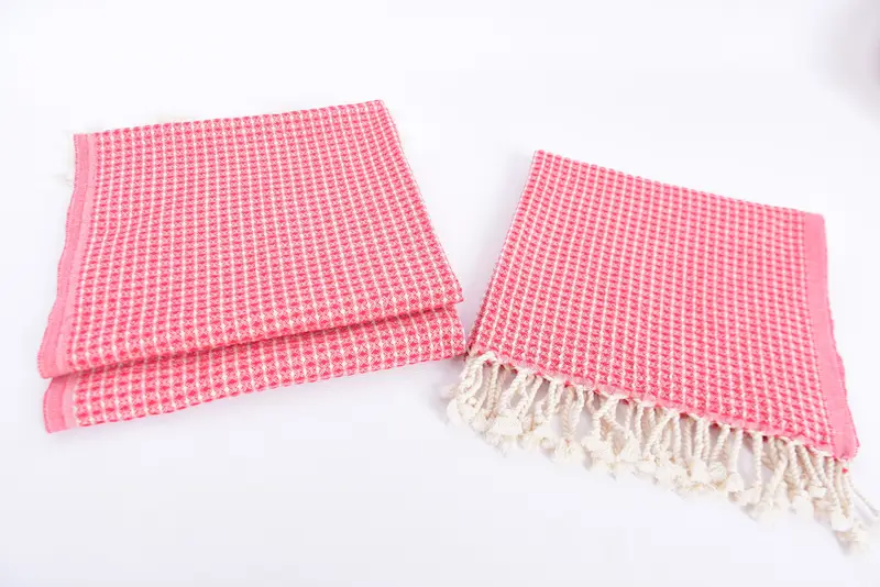 44x22 Cotton Waffle Towel, Summer Gift, Wedding Gift, Gift For Wedding Day, Christmas Favors, Organic Towel, Personalized Gift, Small Bath Towels - 7