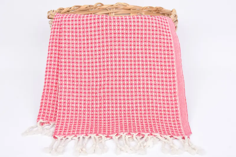 44x22 Cotton Waffle Towel, Summer Gift, Wedding Gift, Gift For Wedding Day, Christmas Favors, Organic Towel, Personalized Gift, Small Bath Towels - 5