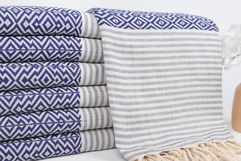 76x38 Cotton Diamond Towel, Personalized Gift For Him, Housewarming Gift, Personalized Turkish Towel, Hammam towel, Holiday Towel, Wedding Favors - 2