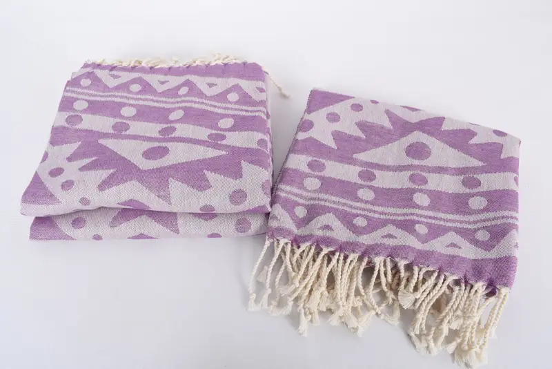 Turkish Towel Beach, Bachelorette Party Decorations, Embroidered Towel, Bulk Order Towel, 70x40 Cotton Round Pattern Towel, Anniversary Gift For Her - 8
