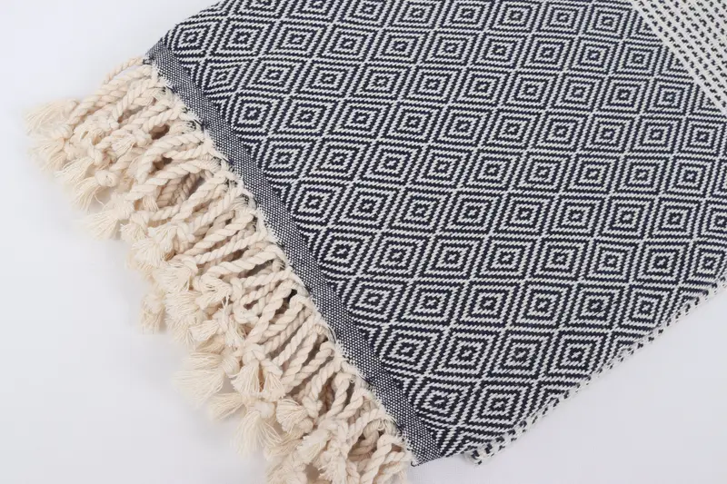 Extra large Turkish bath towel, Personalized Beach Towel, Best Friend Gift Ideas, Turkish towel, Quick-Dry Beach Towel, 70x40 Cotton Chevron Towel - 7