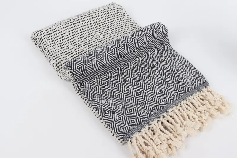 Extra large Turkish bath towel, Personalized Beach Towel, Best Friend Gift Ideas, Turkish towel, Quick-Dry Beach Towel, 70x40 Cotton Chevron Towel - 6