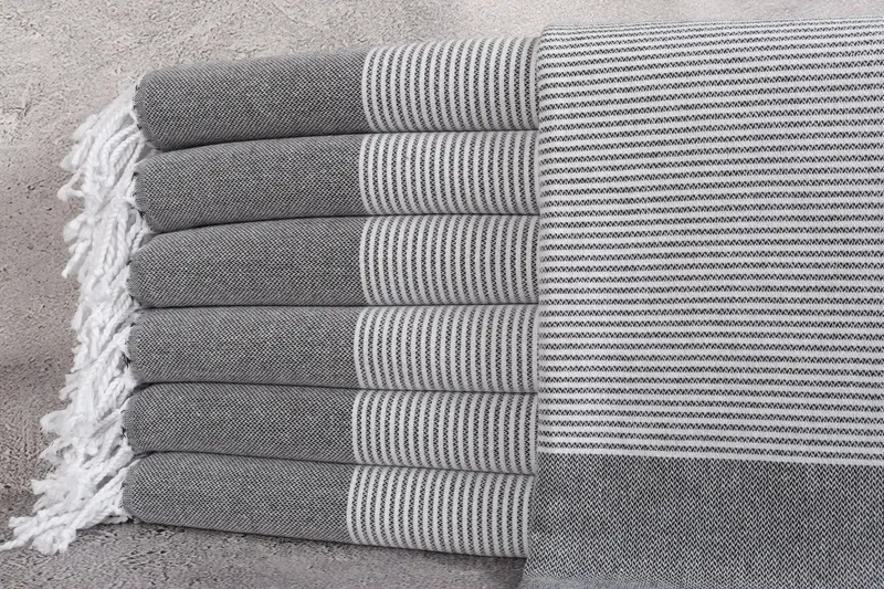 Bridesmaid Towel, Summer Towel, Housewarming Gift, 70x36 Cotton Striped Towel, Anniversary Gift For Her, Absorbent towel, Bachelorette Gifts - 1