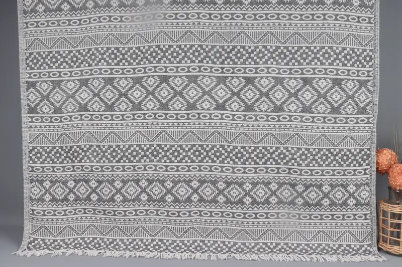 Turkish hand towel, Monogram Beach Towel, 68x36 Cotton Geometric Towel, Bridal Shower Gifts, Summer Towel, Custom Turkish Towel, Travel towel - 1