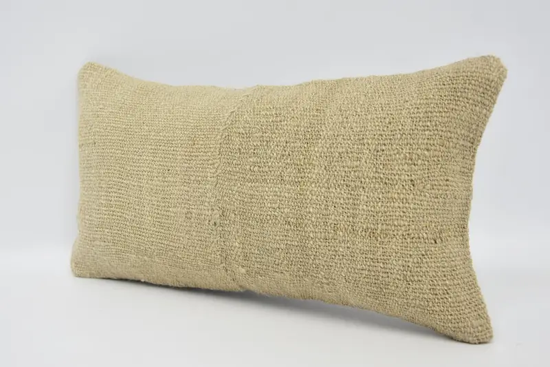 Home Decor Pillow, 8x16 Beige Pillow Case, Pillow for Sofa, Cushion Cover, Vintage Kilim Pillow Pillow Cover, Ottoman Pillow Sham, Antique Pillows - 4