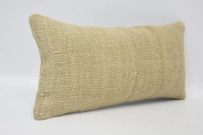 Home Decor Pillow, 8x16 Beige Pillow Case, Pillow for Sofa, Cushion Cover, Vintage Kilim Pillow Pillow Cover, Ottoman Pillow Sham, Antique Pillows - 3