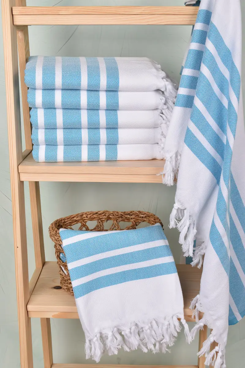 Custom Wedding Gift, Custom Wedding Gifts, Boyfriend Christmas Gift, 70x40 Cotton Herringbone Towel, Home Decor Gifts, Beach Size Towel - 3