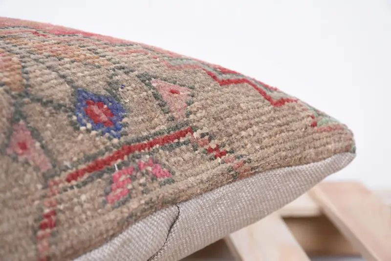 Boho Chic Pillow Cover, Pillow for Couch, Vintage Pillow, Turkish Pillow, 16x16 Pink Cushion Case, Pillow Sham, Customized Pillow Case - 7