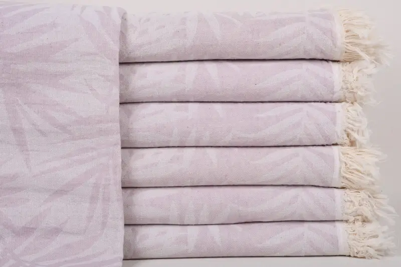 Spa Towel, Bachelorette Party Gifts, Peshtemal Towel USA, Turkish Towel Beach, Family Gift, Large Turkish Towel, 64x40 Cotton Floral Patterned Towel - 1