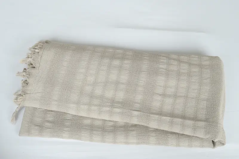 Custom Shower Curtain, Gift For The Home, Personalized Blanket, 96x68 Cotton Stonewashed Striped Towel, Wedding Favors, Turkish Bedcover, Tablecloth - 6