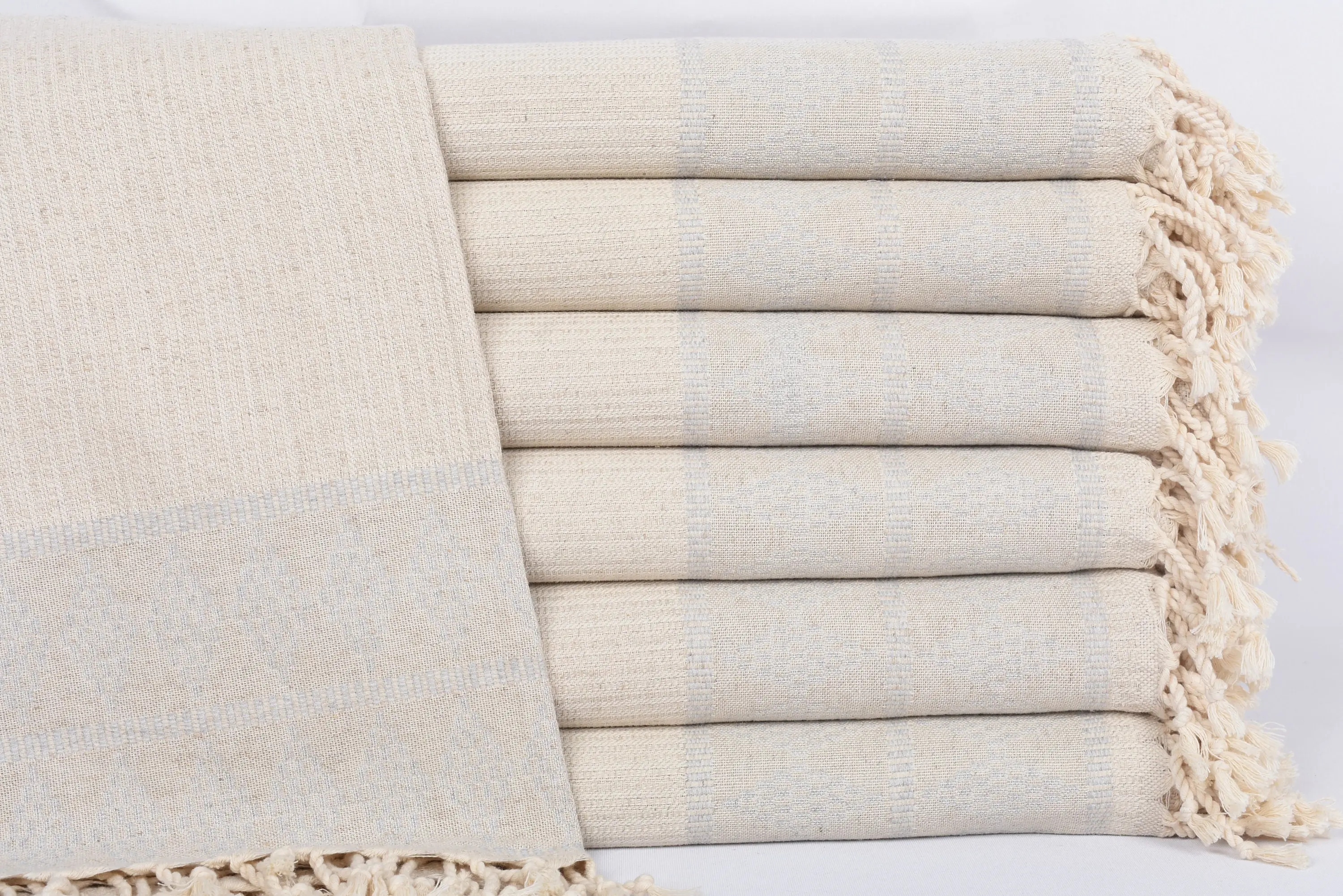 Bachelorette Gray Kilim Design Towel, 70x36 Inches - 1