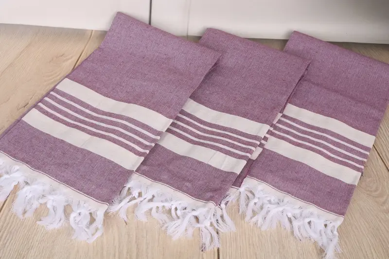 Wedding Gift Ideas, Handmade Gift, Turkish Towel Bulk, Bachelorette Party Decorations, Turkish Towel USA, Spa Gift Towel, 70x40 Cotton Striped Towel - 6