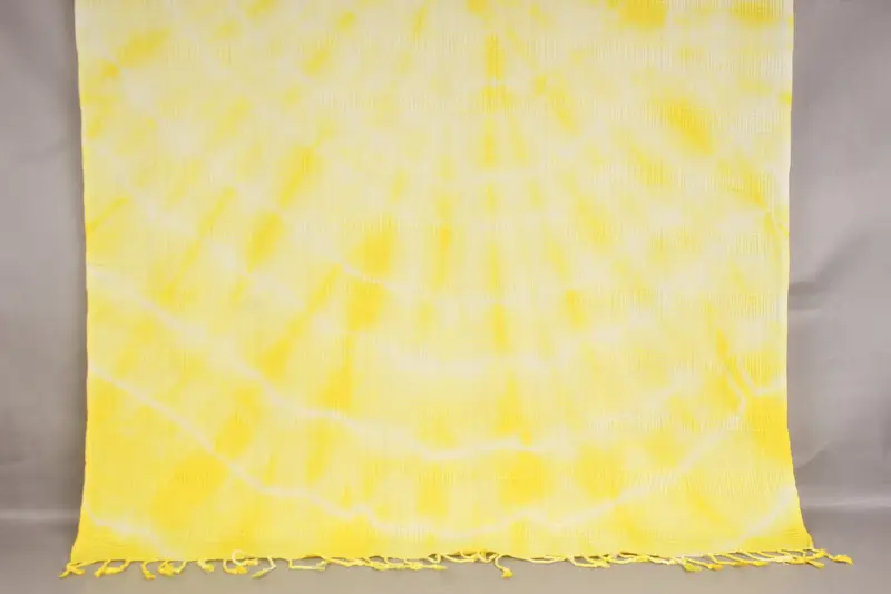 Custom Organic Cotton Towel Yellow Beige 36x67 Inches