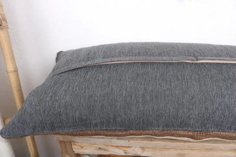 Pillow Case, 16x36 Beige Pillow Sham, Boho Pillow Sham Cover, Bright Cushion Case, Vintage Throw Cushion, Kilim Pillow Cover, Turkish Pillow - 7