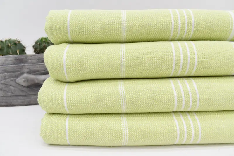 Pool Towels, Turkish hand towel, Eco-Friendly Turkish Towel, Home Decor Gifts, Turkish Towel Beach, 70x40 Cotton Striped Towel, Welcome Wedding Gift - 2