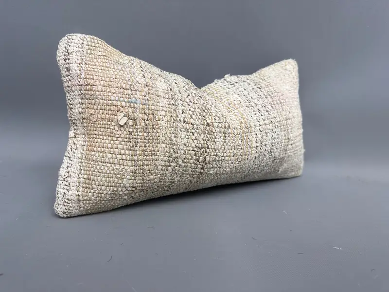 8x16 Beige Pillow Case, Pillow for Sofa, Christmas Pillow, Pillow, Tribal Pillow, Couch Pillow Sham, Throw Kilim Pillow, Ethnical Kilim Rug Pillow - 2