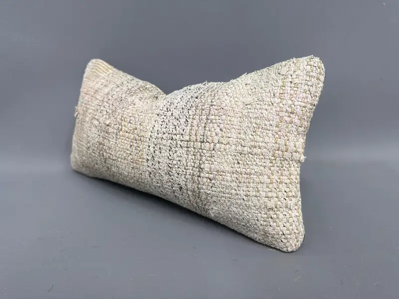 8x16 Beige Pillow Case, Pillow for Sofa, Christmas Pillow, Pillow, Tribal Pillow, Couch Pillow Sham, Throw Kilim Pillow, Ethnical Kilim Rug Pillow - 3