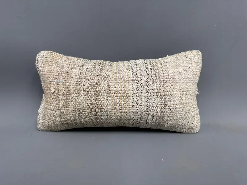 8x16 Beige Pillow Case, Pillow for Sofa, Christmas Pillow, Pillow, Tribal Pillow, Couch Pillow Sham, Throw Kilim Pillow, Ethnical Kilim Rug Pillow - 4