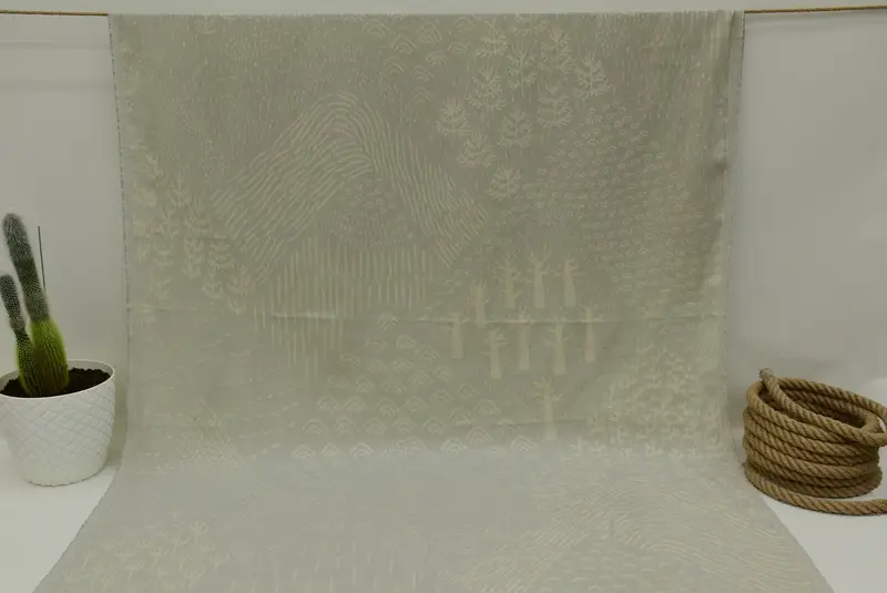 Nature Design トルコタオル 40x70 ダブルフェイス グレータオル - 1
