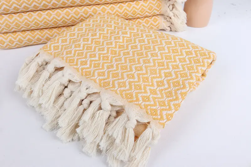 Absorbent towel, Handmade Gift, 70x40 Cotton Diamond Towel, Bathroom Towel, Lightweight Turkish towel, Beach Towel Monogram, Gym Towel, Pool Towels - 5