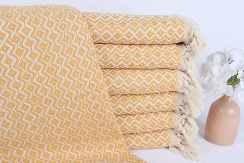 Absorbent towel, Handmade Gift, 70x40 Cotton Diamond Towel, Bathroom Towel, Lightweight Turkish towel, Beach Towel Monogram, Gym Towel, Pool Towels - 1