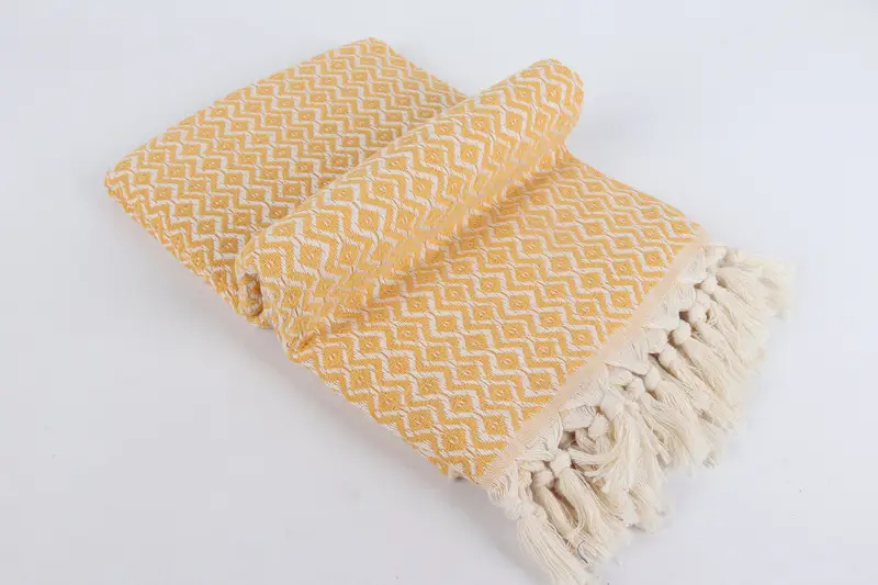 Absorbent towel, Handmade Gift, 70x40 Cotton Diamond Towel, Bathroom Towel, Lightweight Turkish towel, Beach Towel Monogram, Gym Towel, Pool Towels - 6