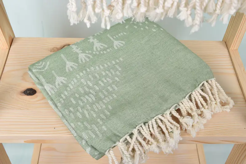 Guest Towel, Handmade Gift, 68x40 Cotton Mountain Design Towel, Best Friend Gift, Valentines Day Gift For Him, Personalized Wedding Gift, Spa Towel - 6
