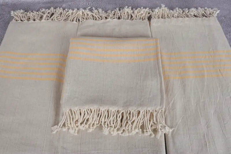 Gift Boxes Towel, Peshtemal Towel, 68x36 Cotton Striped Towel, Gift For Him, Gift For Her, Gift For Wedding Day, Bridesmaid Gift, Holiday Towel - 4