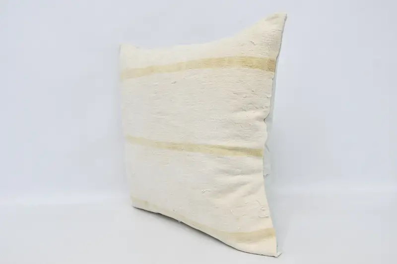 Gift Pillow, Turkish Pillow, Living Room Throw Pillow Case, 28x28 White Pillow, Colorful Pillow Sham, Kilim Cushion Sham, Pillow - 4