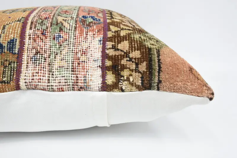 Pillow, Kilim Pillow Cover, Luxury Cushion Cover, 24x24 Orange Pillow Cover, Interior Designer Pillow, Seat Pillow Sham, Pillow for Sofa - 5