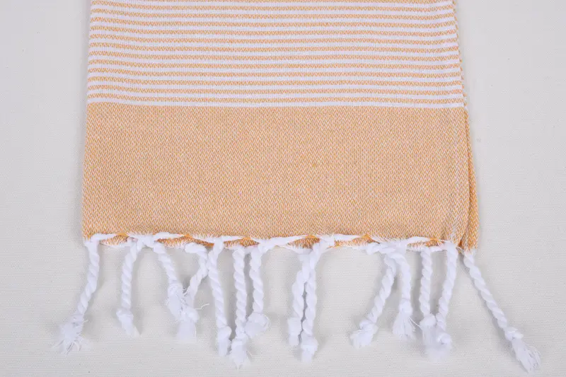 Turkish Tea Towel, 40x18 Cotton Striped Towel, Gift For Best Friend, Turkish Hand Towel, Summer Gift, Personalized Gift, Guest Towel, Handmade Gift - 3