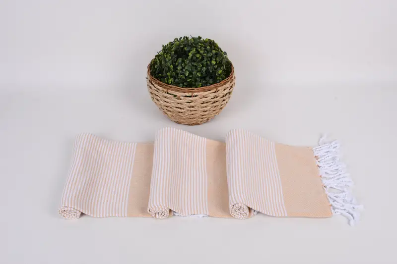 Turkish Tea Towel, 40x18 Cotton Striped Towel, Gift For Best Friend, Turkish Hand Towel, Summer Gift, Personalized Gift, Guest Towel, Handmade Gift - 8