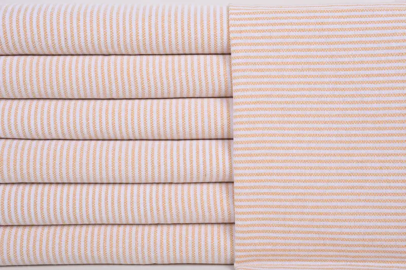 Turkish Tea Towel, 40x18 Cotton Striped Towel, Gift For Best Friend, Turkish Hand Towel, Summer Gift, Personalized Gift, Guest Towel, Handmade Gift - 1