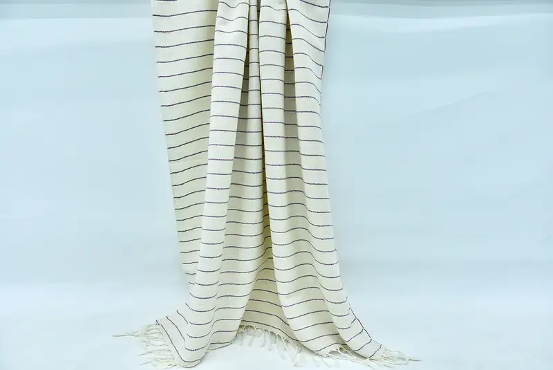 Personalized Towel Gift, 64x38 Linen Striped Towel, Bridesmaid Gift Towel, Wedding Shower Gift, Embroidered Towel, Turkish towel, Luxury Beach Towel - 8