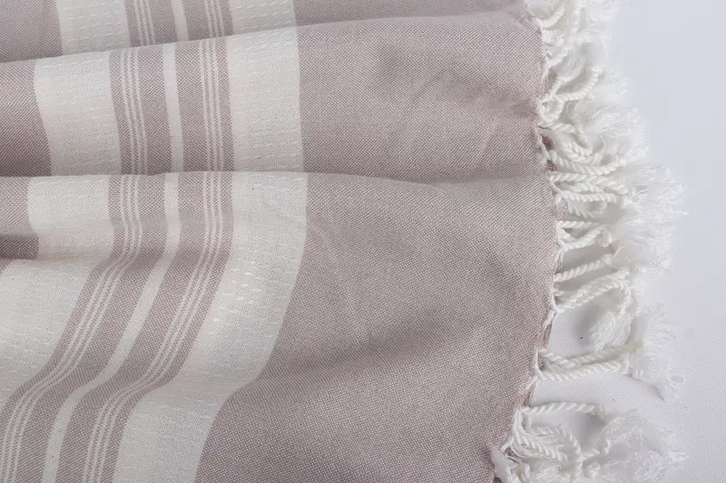 Bachelorette Towel, 60x38 Cotton Striped Towel, Bridal Shower Gift, Bridesmaid Gift, Lightweight Turkish towel, Personalized Gift For Him - 8