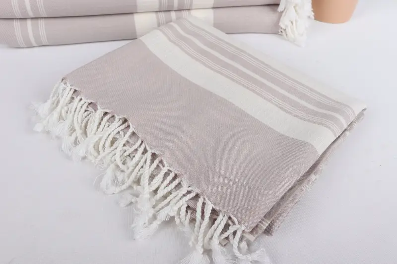 Bachelorette Towel, 60x38 Cotton Striped Towel, Bridal Shower Gift, Bridesmaid Gift, Lightweight Turkish towel, Personalized Gift For Him - 5