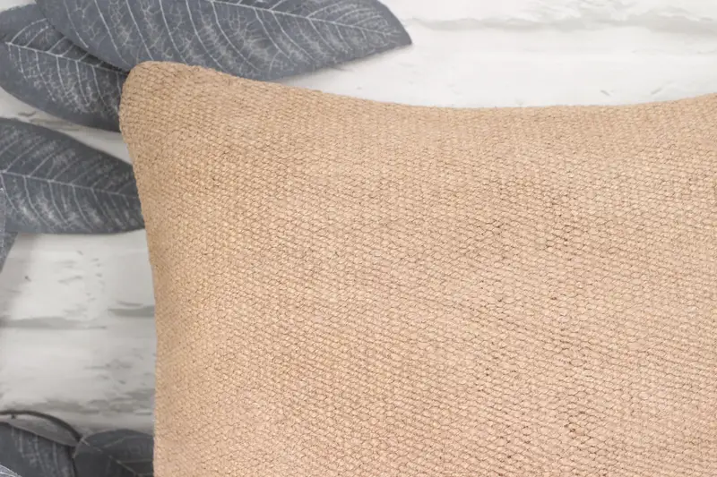 Tribal Pillow Cover, Throw Kilim Pillow, Gift Pillow, 14x14 Beige Cushion Case, Pillow, Christmas Pillow Sham, Interior Designer Pillow - 2