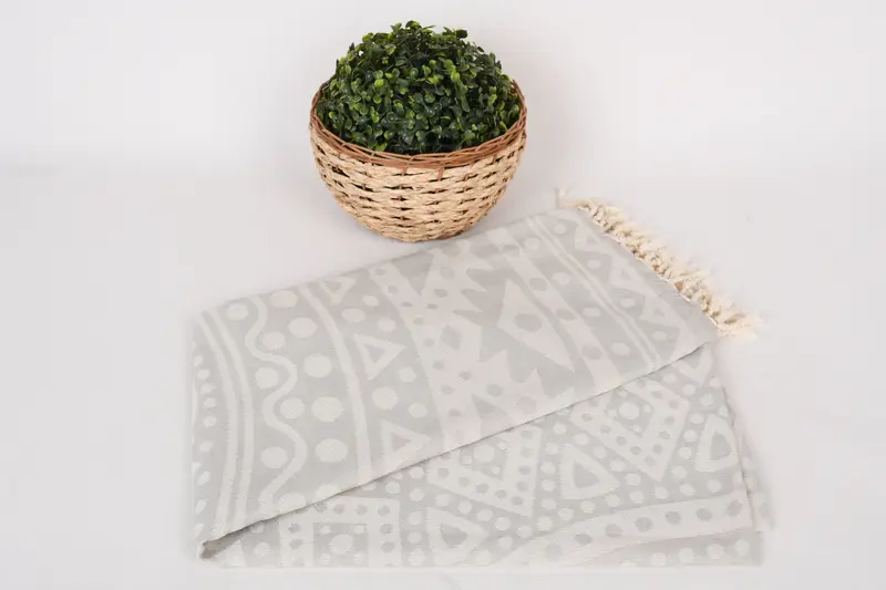 Gift For Boyfriend, 70x40 Cotton Round Pattern Towel, Turkish Towel Set, Custom Wedding Gift, Thin towel, Bachelor Bachelorette Party Favors - 5