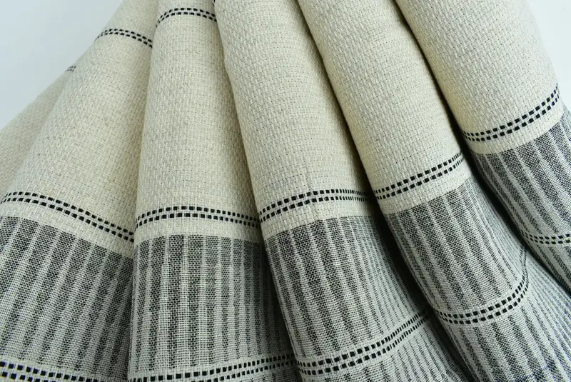 Handmade Gift, Gym Towel, Turkish Towel Hand Towel, Turkish Tea Towel, Employee Gifts, Personalized Gift, Organic Towel, 40x20 Linen Striped Towel - 5