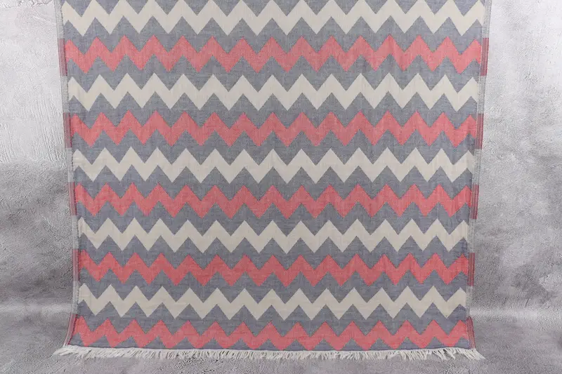 Personalized Wedding Gift For Couple, Decorative Towel, 64x34 Cotton Chevron Towel, Best Beach Towel, Personalized Gifts, Gym Towel, Fouta towel - 1