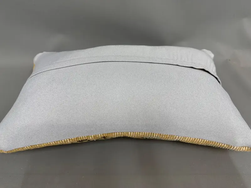 Interior Designer Pillow, Pillow Cover, Kilim Cushion Sham, Comfy Throw Cushion Cover, 12x20 Beige Pillow, Sustainable Pillow, Pillow for Couch - 7