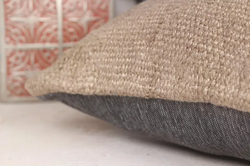 Meditation Cushion, Pillow, Interior Designer Pillow, Outdoor Bolster Cushion Cover, Vintage Kilim Pillow, Kilim Pillow, 12x12 Brown Pillow Case - 7