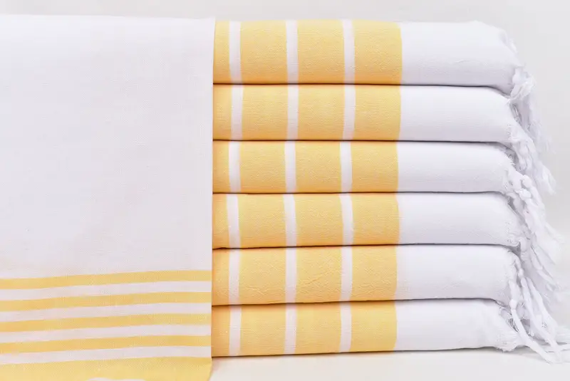 Seyahat Havlu, Bachelor Party Favors, Düğün Favorları, Dekoratif Havlu, Türk Çay Havlusu, Konuk Havlusu, 40x20 Pamuklu Çizgili Havlu, Banyo Havlusu - 1