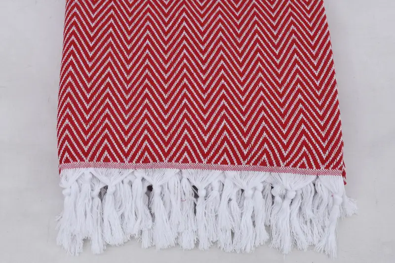 Housewarming Gift, Bachelorette Party Favors, 96x80 Cotton Chevron Towel, Monogram Blanket, Gift For Best Friend, Oversized Beach Towel - 4