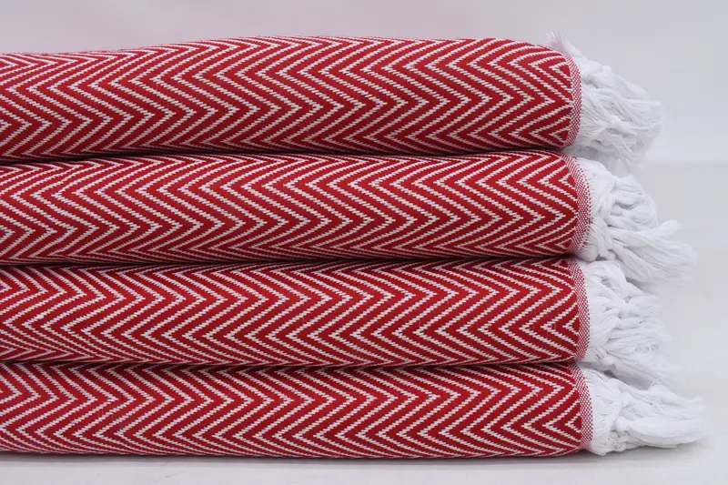 Housewarming Gift, Bachelorette Party Favors, 96x80 Cotton Chevron Towel, Monogram Blanket, Gift For Best Friend, Oversized Beach Towel - 1