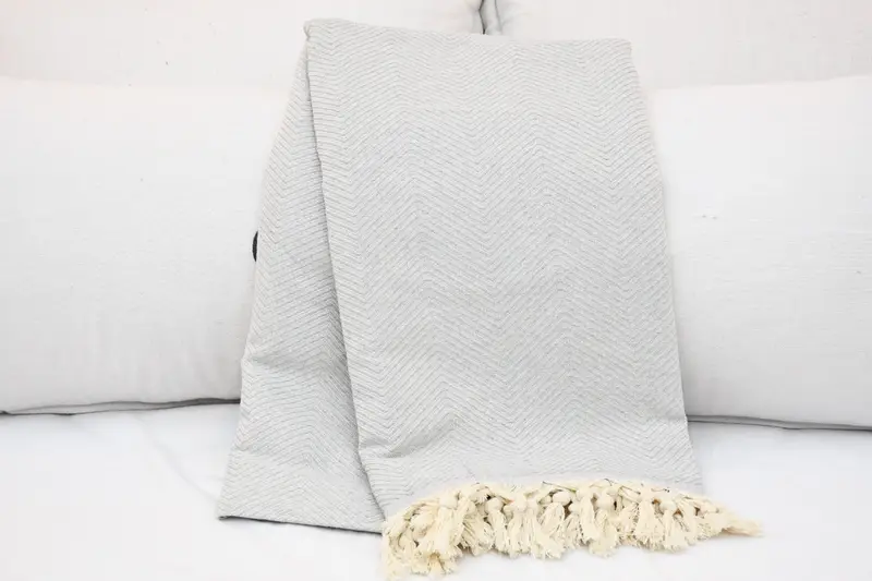 Bridesmaid Gifts, Bachelorette Party Gifts For Bride, 84x68 Cotton Zig zag Towel, Valentines Day Gift For Him, Throw Blanket, Personalized Gifts - 5