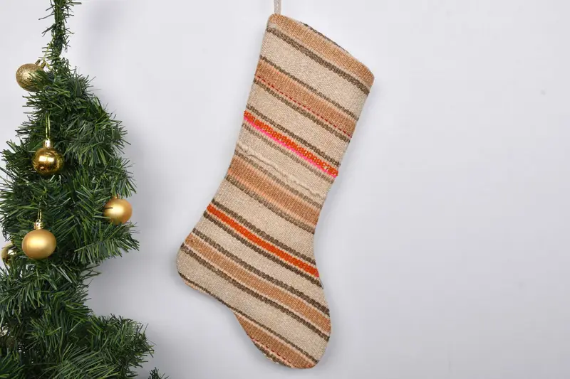 Christmas Ornaments Pattern, 7 Inch Wide Custom Family Stocking