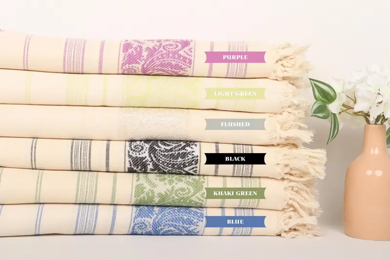 Wedding Hand Made Gift, Turkish hand towel, Wedding Shower Gift, Personalized Wedding Gift, 70x40 Cotton Scorpion Design Towel, Bachelorette Gifts - 1