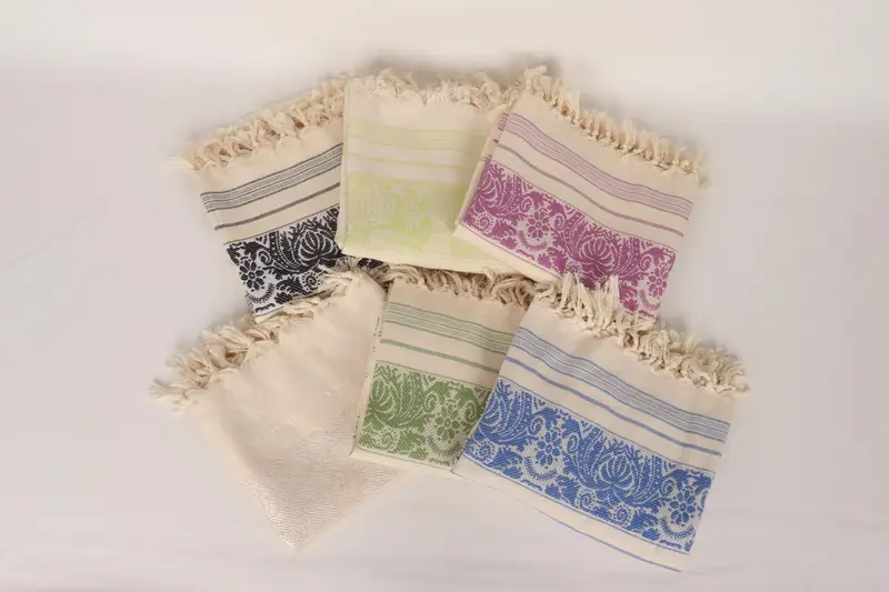 Wedding Hand Made Gift, Turkish hand towel, Wedding Shower Gift, Personalized Wedding Gift, 70x40 Cotton Scorpion Design Towel, Bachelorette Gifts - 3
